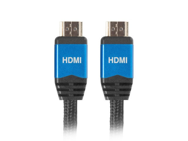 Lanberg HDMI M/M V2.0 cable 1m CU, black premium