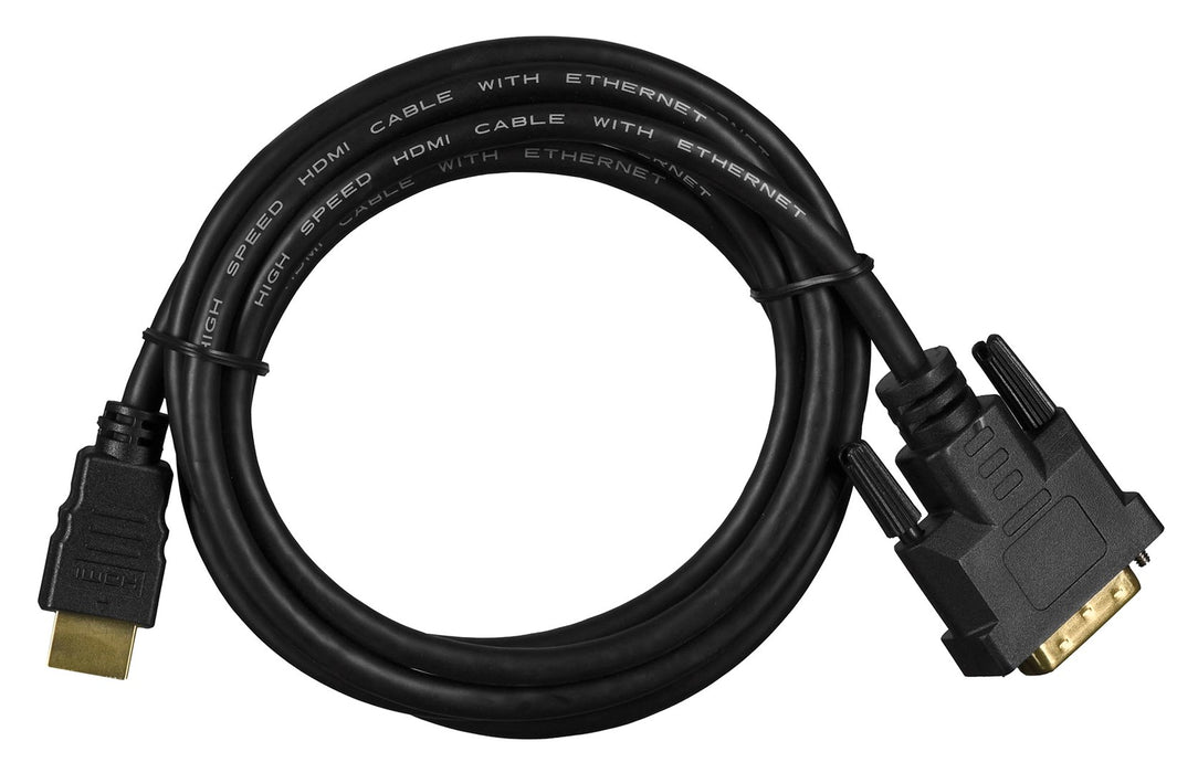 Lanberg HDMI (M) -> DVI-D(M)(18+1) cable 1.8m, single link with gold-plated connectors, black