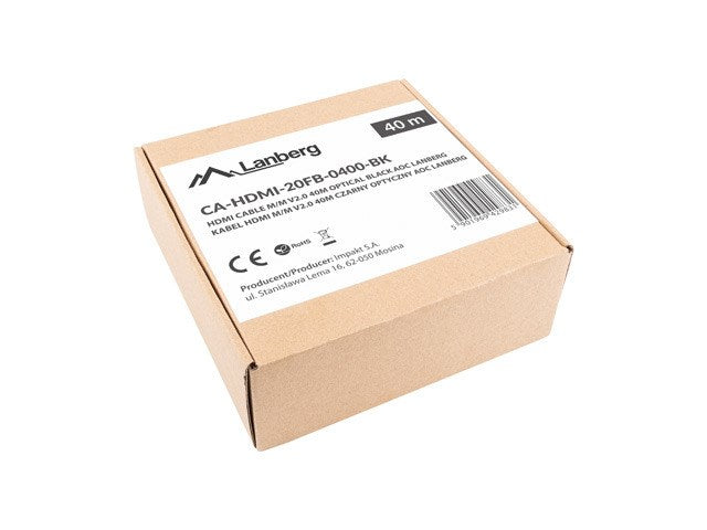 Lanberg HDMI M/M v2.0 cable 30m optical black aoc