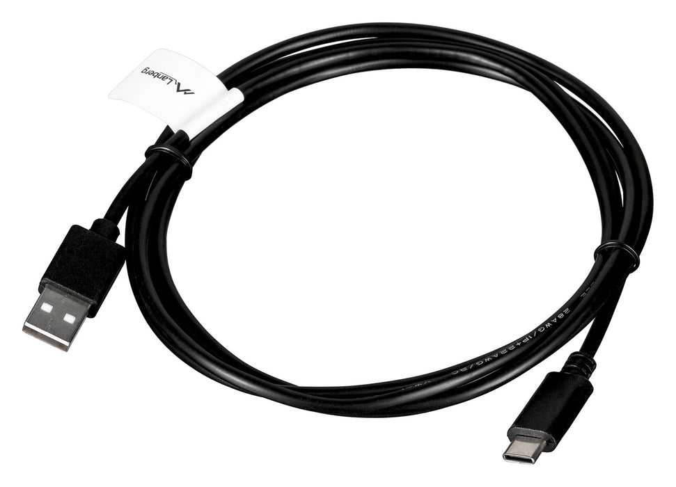 Lanberg USB-C(M) ->  USB-A (M) 2.0 cable 1.8m, black QC 3.0