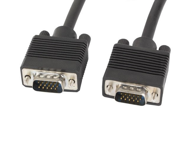 Lanberg VGA M/M cable 3m dual-shielded, 2x ferrite, black