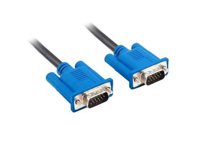 Lanberg CA-VGAC-10CU-0050-BK VGA cable 5 m VGA 15pin Black