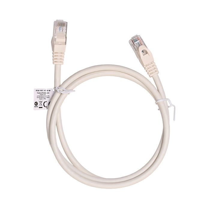 Lanberg patch cord CAT.6 1m, white