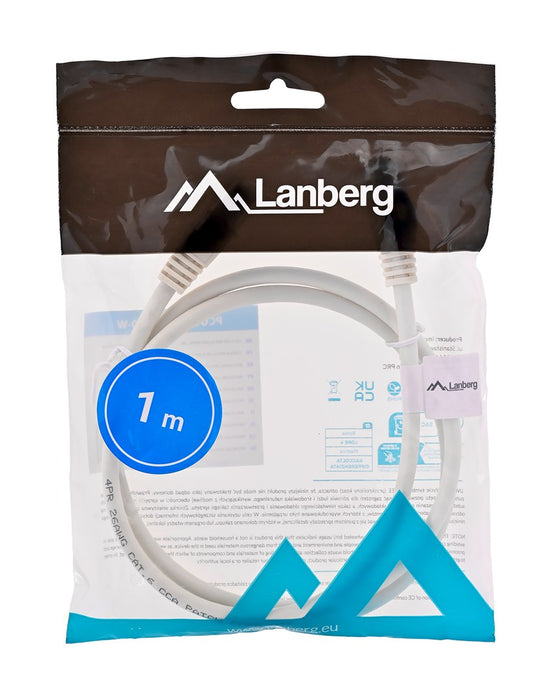 Lanberg patch cord CAT.6 1m, white