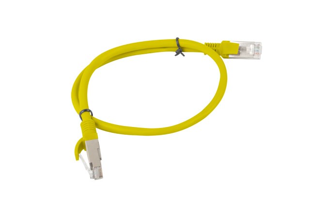 LPATCHCORD KAT.5E UTP 1.5M ŻÓŁTY FLUKE PASSED LANBERG 10-PACK