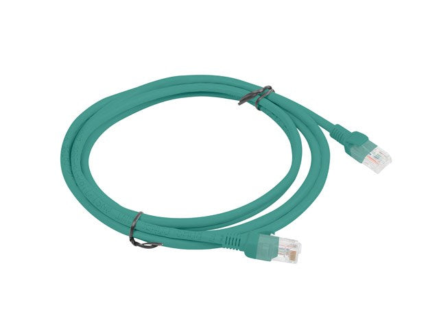 PATCHCORD KAT.5E UTP 1.5M ZIELONY FLUKE PASSED LANBERG 10-PACK