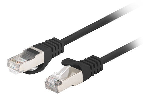 Lanberg PCF6-20CC-0100-BK networking cable Black 1 m Cat6 U/UTP (UTP)
