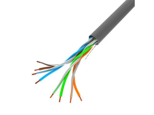 Lanberg LAN cable UTP CAT.5E 305m solid CCA, grey