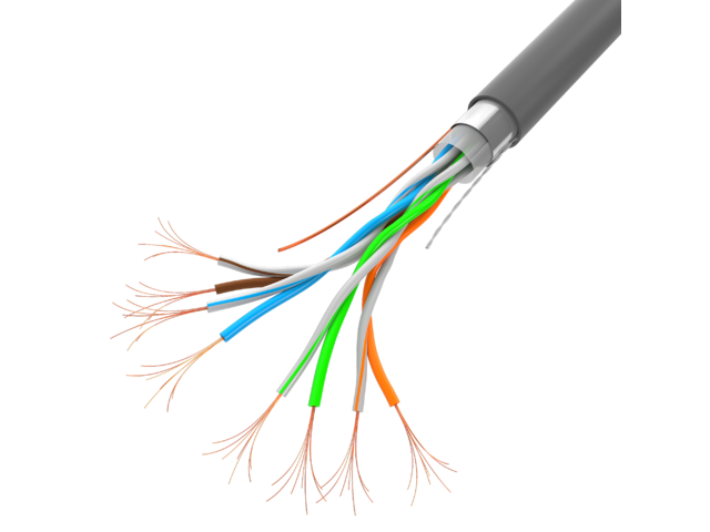Lanberg LAN cable FTP CAT.5E 305m stranded CCA, grey