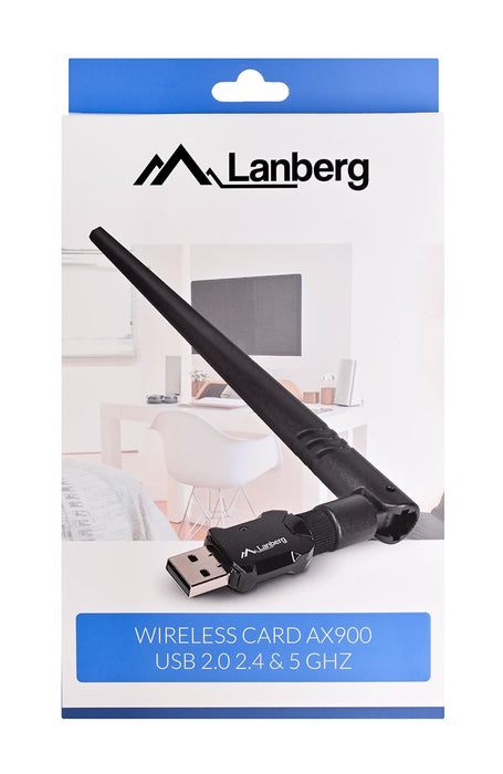 Lanberg NC-0900-WIE network card WLAN 600 Mbit/s