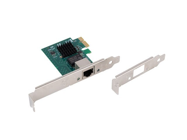 NETWORK CARD LANBERG PCI EXPRESS X1 1X RJ45 2.5GB LOW PROFILE BRACKET