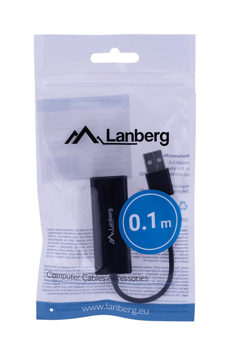 Lanberg LAN adapter card USB 2.0 1x RJ45 100MB on cable