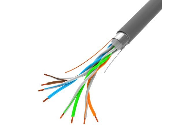 Lanberg LAN cable ftp 100m solid cca grey