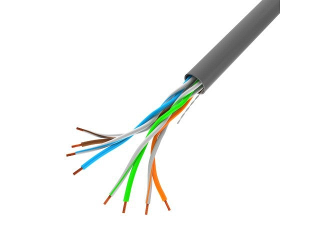 Lanberg LAN cable 100mb/s 100m solid cca grey