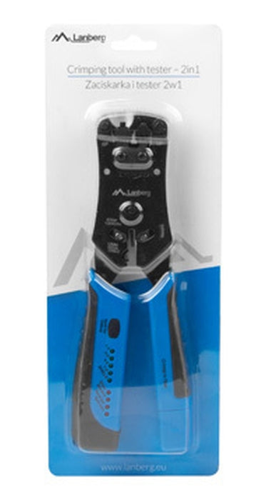 Lanberg crimping tool for RJ45, RJ12, RJ11 + cable tester