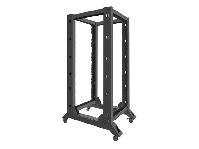 Lanberg open rack 27U  600x800, black