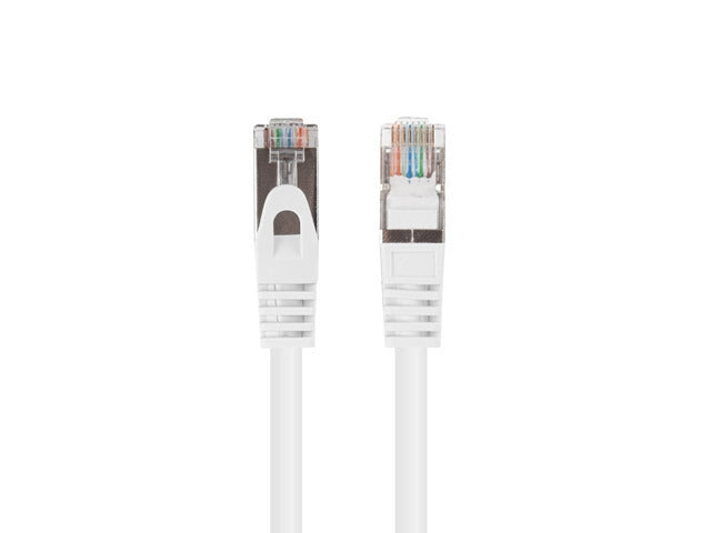 Lanberg patch cord CAT.6 FTP 1.5m fluke passed (10-pack), white