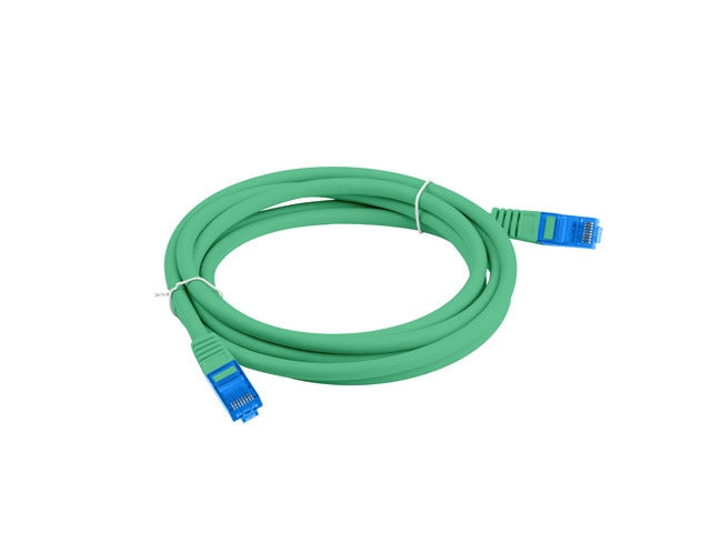 Lanberg patch cord CAT.6A FTP LSZH CCA 0.5m Fluke Passed, green