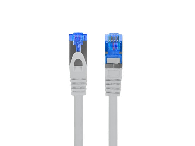 Lanberg patch cord CAT.6A FTP LSZH CCA 10m Fluke Passed, grey