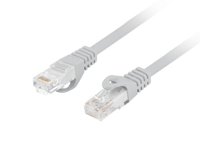 Lanberg patchcord CAT.6 UTP LSZH CCA 2m Fluke Passed, Grey