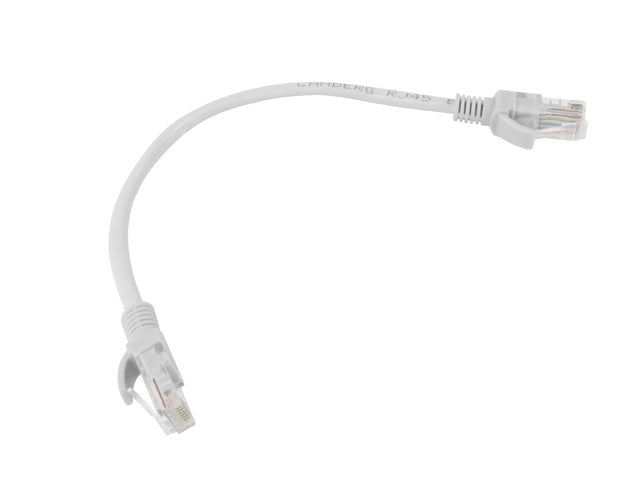 Lanberg patch cord CAT.6 UTP 0.25m 10pcs, grey