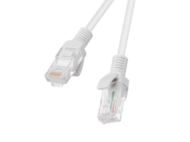 Lanberg patch cord CAT.6 UTP 0.5m, grey - 10 pack