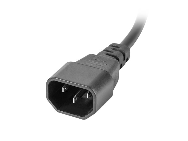 Lanberg power distribution unit (PDU) 19"1U 10A 8 SOCKETS 2M, black