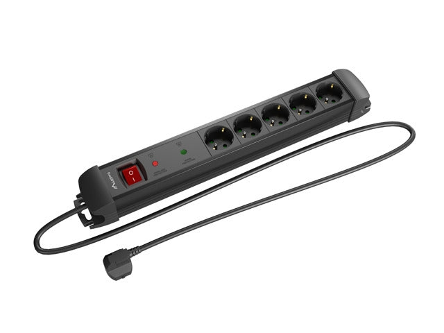 Lanberg surge protector sp1 3m 5x schuko outlets black