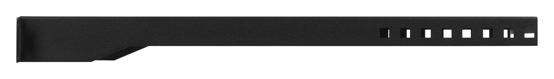 Lanberg 19" fixed shelf 1U / 483x500mm, max load capacity up to 25kg, black