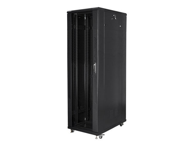 Lanberg rack cabinet 19" free-standing 42U / 800x1000 self-assembly flat pack, black