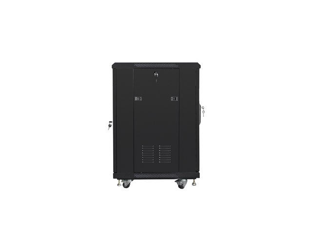 Lanberg rack cabinet 19" free-standing 15U/600x600 (flat pack) black