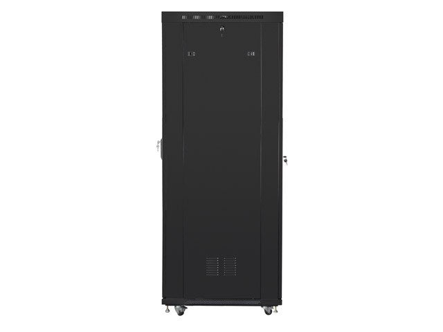 Lanberg rack cabinet 19" free-standing 42U/800x1000 (flat pack) with mesh door lcd black v2