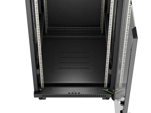 Lanberg FF01-6824-12BL rack cabinet 24U Freestanding rack Black
