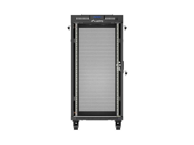 Lanberg FF01-6824-23BL rack cabinet 24U Freestanding rack Black