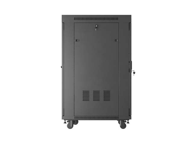 Lanberg FF01-6824-23BL rack cabinet 24U Freestanding rack Black