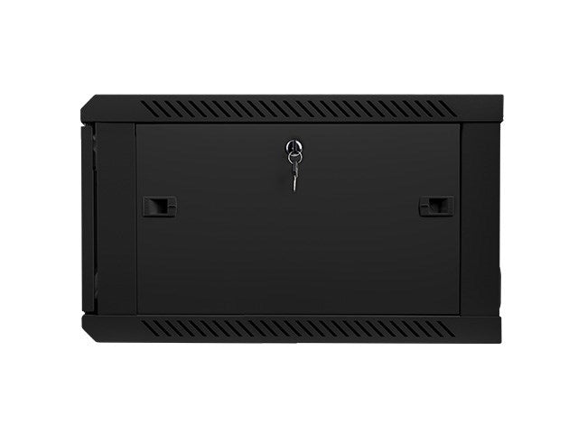 Lanberg rack cabinet 19" wall-mount 6U / 600x600 for self-assembly (flat pack), black