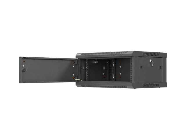 Lanberg WF01-6404-00B rack cabinet 4U Wall mounted rack Black