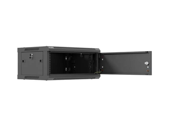 Lanberg WF01-6404-00B rack cabinet 4U Wall mounted rack Black