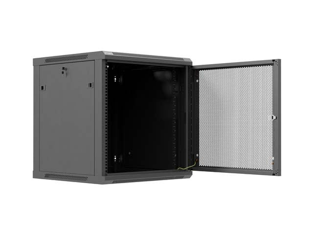 Lanberg WF01-6612-23B rack cabinet 12U Wall mounted rack Black
