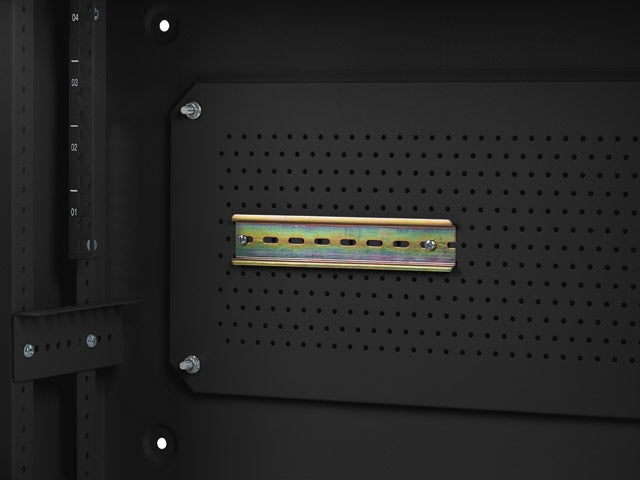 Lanberg rack cabinet 19" wall-mount 4U+3u/540x200 low-profile black (assembled)