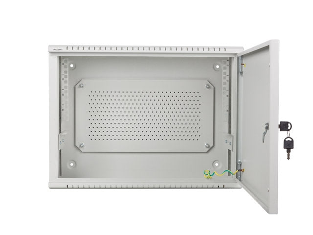 Lanberg rack cabinet 19" wall-mount 4U+3u/540x200 low-profile grey (assembled)