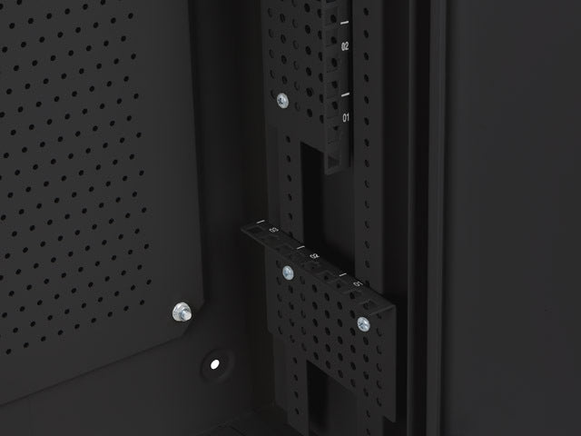 Lanberg rack cabinet 19" wall-mount 6U+3u/540x200 low-profile black (assembled)