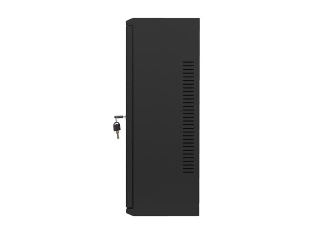 Lanberg rack cabinet 19" wall-mount 6U+3u/540x200 low-profile black (assembled)