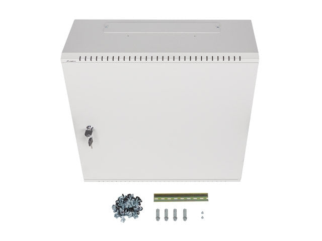 Lanberg rack cabinet 19" wall-mount 6U+3u/540x200 low-profile grey (assembled)