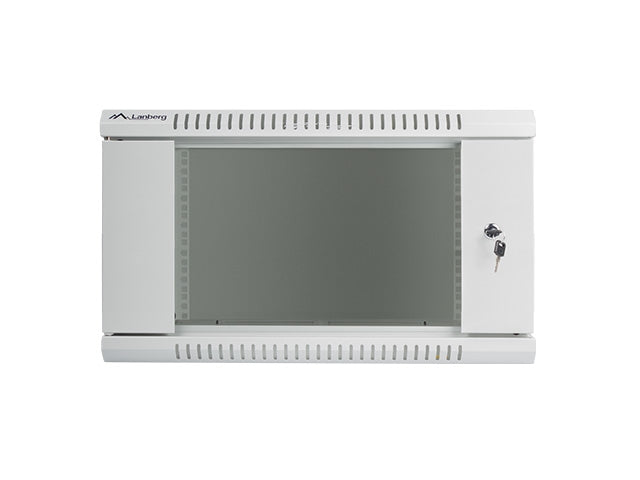 Lanberg rack cabinet 19" wall-mount 6U / 600x450 for self-assembly (flat pack), grey