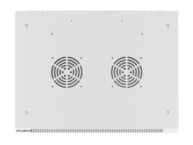 Lanberg rack cabinet 19" wall-mount 12U/600x450 for self-assembly with metal door grey (flat pack)