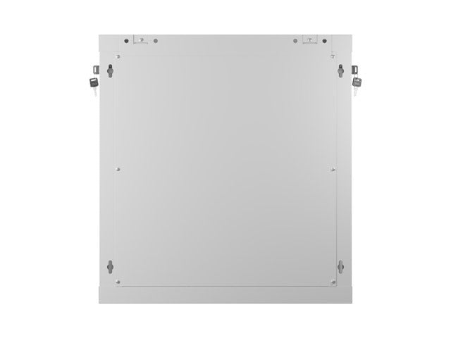 Lanberg rack cabinet 19" wall-mount 12U/600x450 with perforated door grey (flat pack)