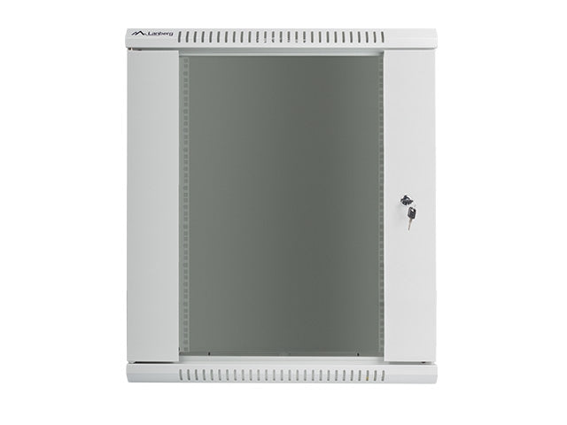 Lanberg rack cabinet 19" wall-mount 15U / 600x450 for self-assembly (flat pack), grey