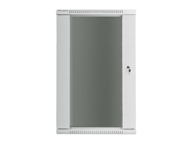 Lanberg rack cabinet 19" wall-mount 22U / 600x450 for self-assembly (flat pack), grey
