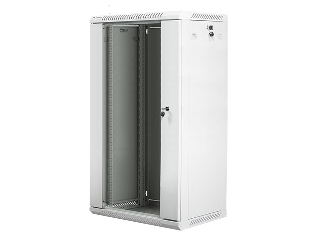 Lanberg rack cabinet 19" wall-mount 22U / 600x450 for self-assembly (flat pack), grey